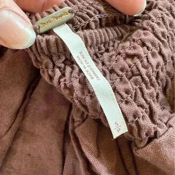 Free People Brown Open-Back Dress - Picture 5 of 5